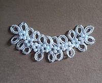 Масивна весільна гілочка з перлами для волосся нареченої мод. Св-Гр-РР-012