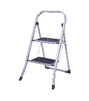 Драбина стальна 2 сходинки 0,83м із захисними опорами та гумовим покриттям