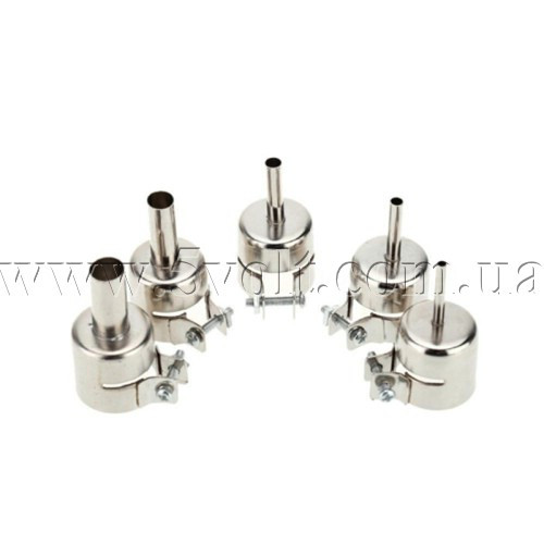 Набір насадок для компресорного фена 5шт, фото 1