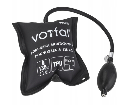 Подушка монтажна, надувна Vorfal для навантаження - 135 кг, висоти - 50 мм, габарити - 150х160 мм, фото 1