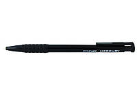 Ручка кулькова автоматична ECONOMIX MERCURY 0,5 мм. Корпус чорний, пише чорним