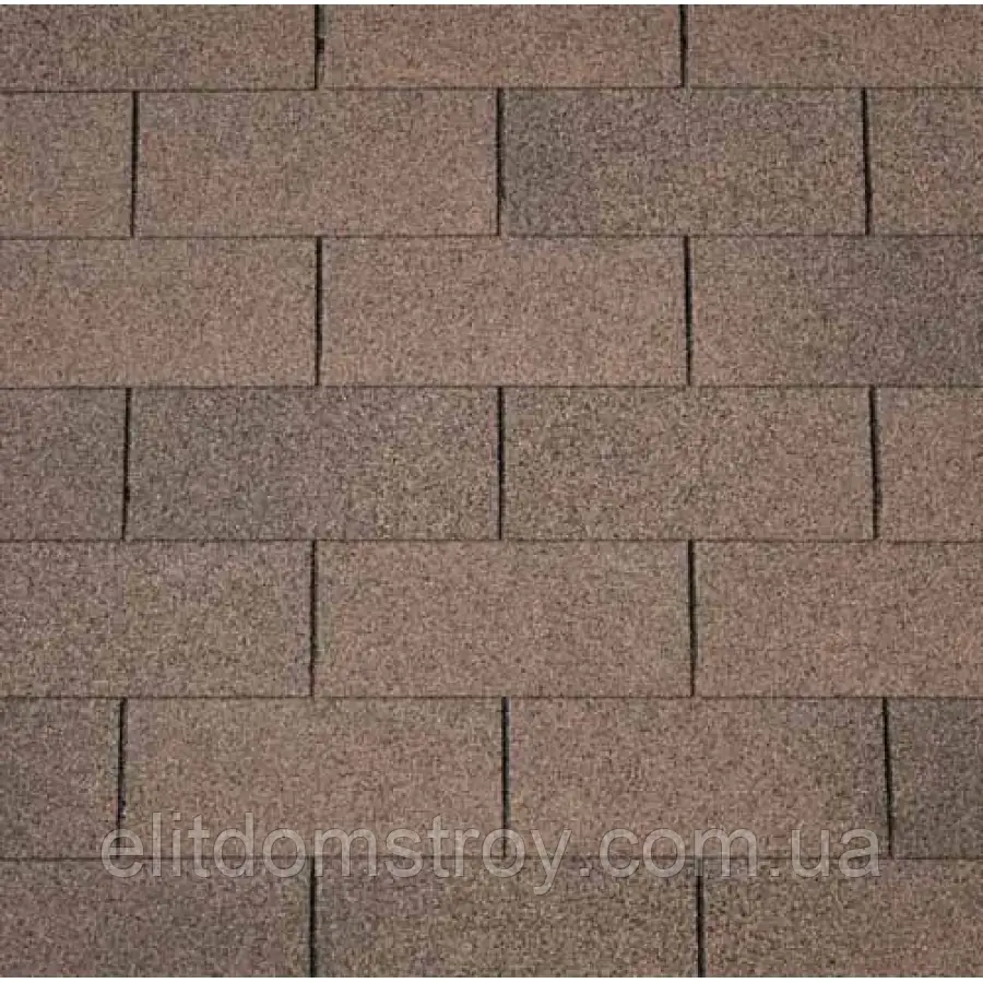 БІТУМНА ЧЕРЕПИЦЯ NUMBER ONE 3TAB (07) DUAL BROWN