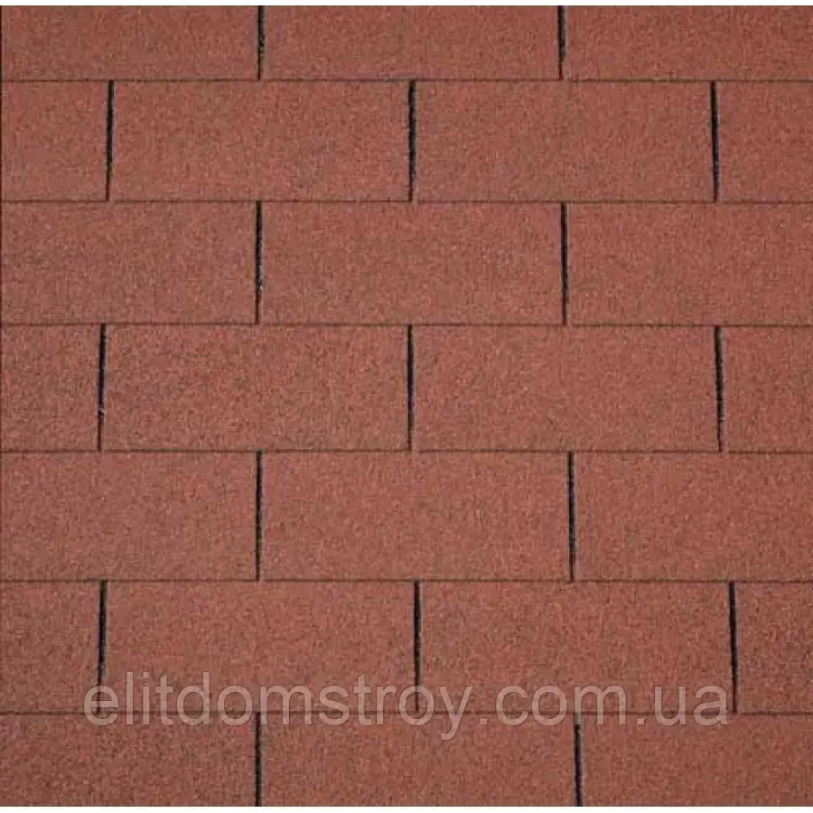 БІТУМНА ЧЕРЕПИЦЯ NUMBER ONE 3TAB (10) TILE RED