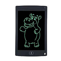 Электронная LCD доска для рисования со стилусом в комплекте, 8.5 дюймов Черная