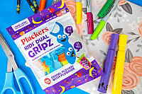 Plackers Kid's Dual Gripz детские зубочистки с нитью, с фтором, фруктовый смузи. 75 шт.