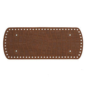 Дно закруглене для сумки з ніжками (30*12 см), колір Руда рептилія