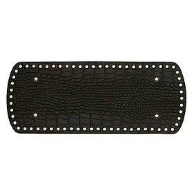 Дно закруглене для сумки з ніжками (30*12 см), колір Горіхова рептилія