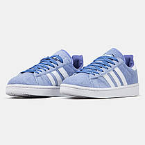Жіночі Кросівки Adidas Campus 80s South Park Towelie / Адідас Кампус 80 Саус Парк Товлі Сині з Білим, фото 4