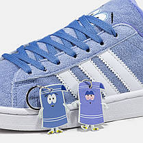 Жіночі Кросівки Adidas Campus 80s South Park Towelie / Адідас Кампус 80 Саус Парк Товлі Сині з Білим, фото 5