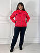 Жіночий спортивний костюм великих розмірів, фото 4