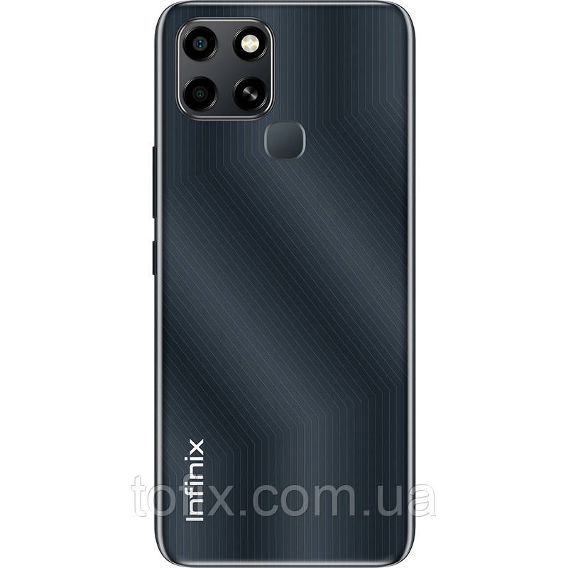 Задня панель корпусу (кришка акумулятора) Infinix Smart 6 (X6511) оригінал, Polar Black