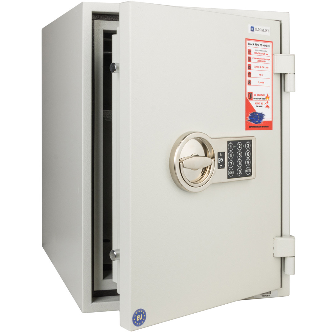 Вогнестійкий сейф BLOCKLINE Block Fire PS 490 EL, фото 1