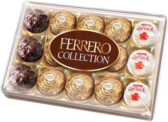 Цукерки шоколадні Ferrero Rocher Collection, 172 г., фото 1
