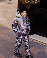 Теплый костюм детский на зиму. Рост: 104-110; 110-116; 116-122; 122-128; 128-134