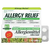 Boericke & Tafel, Противоаллергическое средство, Allergiemittel AllerAide, 40 таблеток Днепр