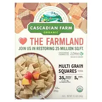 Cascadian Farm, Органические мультизерновые квадратики, 348 г (12,3 унций) Днепр