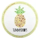 Tummydrops, Сочные капли с ананасом и имбирем, 18 капель, 57 г (2 унции) в Украине