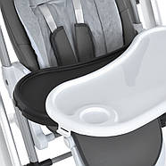Стільчик для годування гойдалка 2в1 El Camino DEBUT ME 1102 Gentle Gray від народження до 3років, фото 8