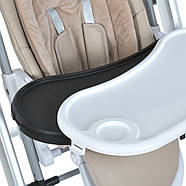 Дитячий стільчик для годування гойдалка 2в1 El Camino ME 1102 DEBUT Elegant Beige від народження до 3 років, фото 8