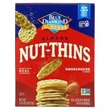 Blue Diamond, Almond Nut-Thins, снеки з рисових крекерів із мигдалем, коптильня, 120,5 г (4,25 унції)