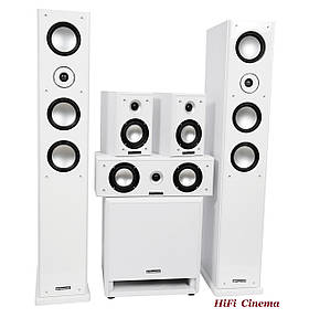 Комплект MT-Power ELEGANCE-2 (W)-SET 5.1 домашній кінотеатр фронт центр тил саб