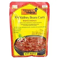 Kitchens of India, Rajma Masala, красная фасоль, карри, неострый, 285 г (10 унций) Днепр