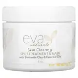 Eva Naturals, Маска для очищення шкіри, точкове лікування, 2 унції
