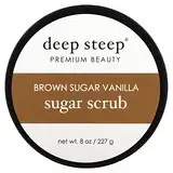 Deep Steep, Sugar Scrub, коричневий цукор і ваніль, 227 г (8 унцій)