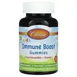 Carlson, Kids Immune Boost, натуральная вишня, 46 вегетарианских жевательных таблеток в Украине