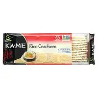 KA-ME, Рисовые крекеры, оригинальные, 100 г (3,5 унции) Днепр