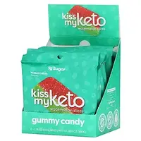 Kiss My Keto, Gummy Candy, кавун, 6 пакетиків по 50 г (1,76 унції) Дніпр
