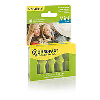 Пенные беруши для сна Ohropax Mini Soft 5 пар зеленого цвета SNR 35дБ