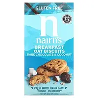 Nairn's, Овсяное печенье для завтрака, темный шоколад и кокос, 160 г (5,64 унции) Днепр