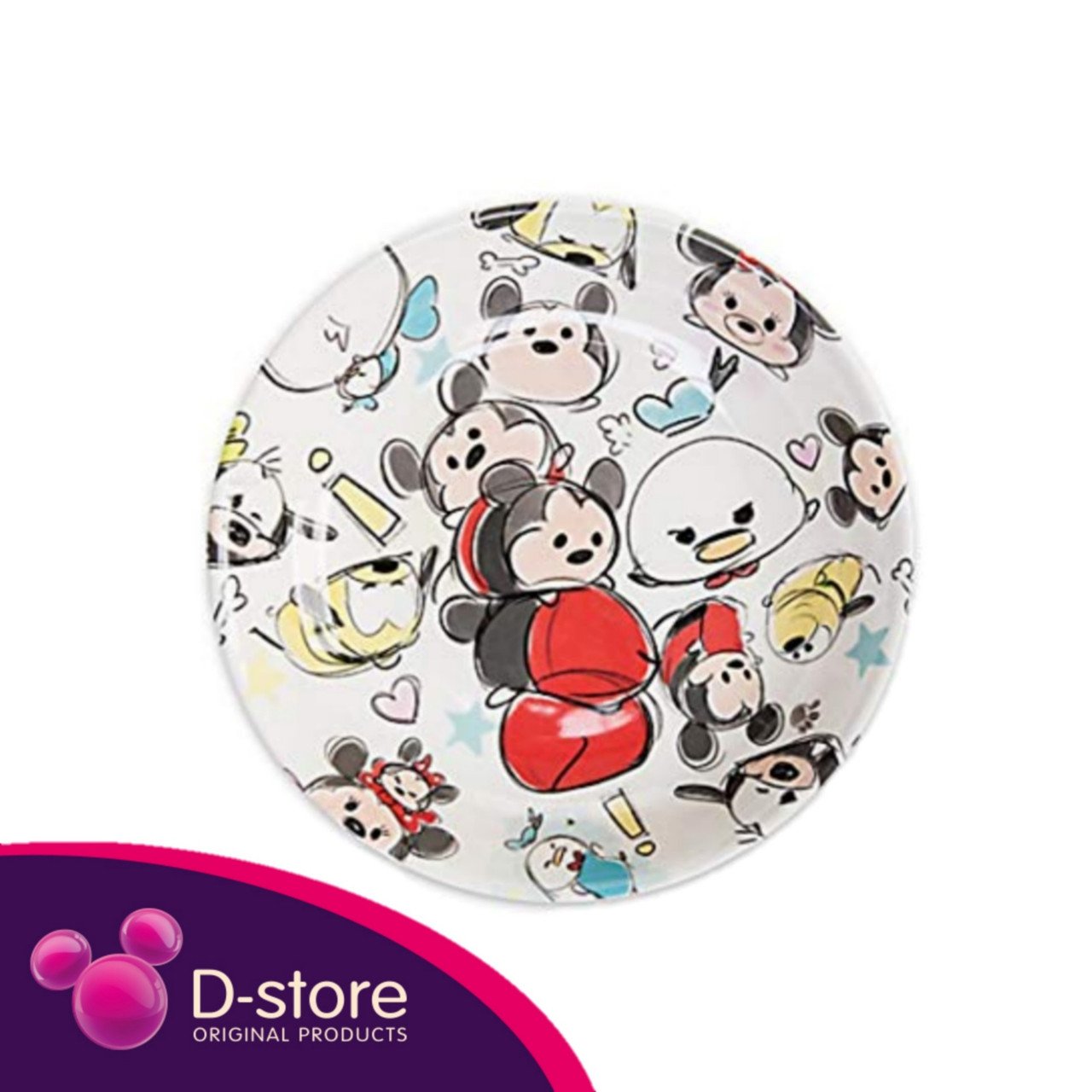 Глибока тарілка - Міккі Маус та його друзі - Дісней / Melamine Plate - Tsum Tsum - Disney