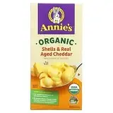 Annie's Homegrown, Органические макароны и сыр, скорлупа и выдержанный чеддер, 170 г (6 унций) Днепр