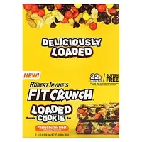 FITCRUNCH, Батончик из загруженного протеина, со вкусом арахисовой пасты, 12 батончиков, по 2,89 (82 г) Днепр