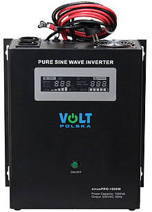 Інвертор Volt Polska SINUS PRO 1000W 12/230V 700/1000W (3SP100012W)
