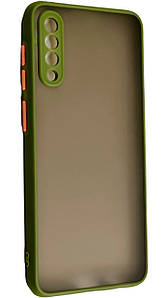 TPU чохол накладка Matte Color Case для Samsung Galaxy A50 світло-зелений