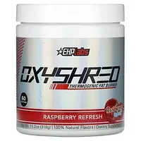 EHPlabs, Oxyshred, термогенное средство для сжигания жира, малиновое освежение, 318 г (11,2 унции) Днепр