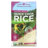 Lotus Foods, Органический белый рис, быстрое приготовление, 425 г (15 унций) Днепр