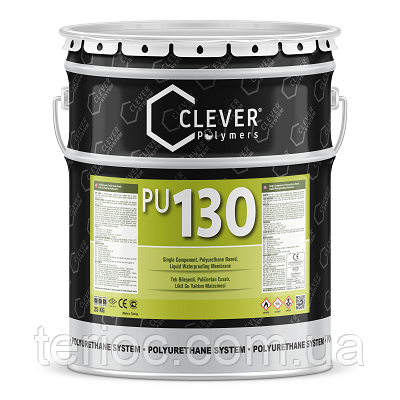 CLEVER PU BASE 130 - поліуретанова Рідка гідроізоляційна мембрана