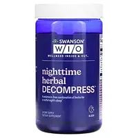 Swanson WIO, Nighttime Herbal Decompress, 30 капсул Днепр