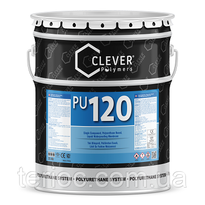 CLEVER PU BASE 120 - поліуретанова Рідка гідроізоляційна мембрана