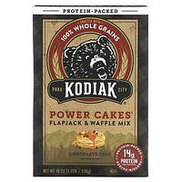 Kodiak Cakes, Power Cakes, смесь для лепешки и вафли, с шоколадной крошкой, 510 г (18 унций) Днепр