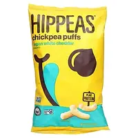 Hippeas, Chickpea Puffs, веганский белый чеддер, 113 г (4 унции) Днепр