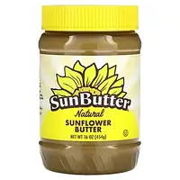 SunButter, Натуральное твердое масло из подсолнечника, 16 унц. (454 г) Днепр