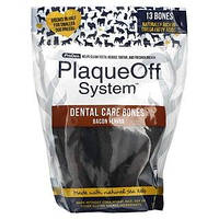 ProDen, PlaqueOff System, Dental Care Bones, для собак, бекон, 13 костей, 482 г (17 унций) Днепр