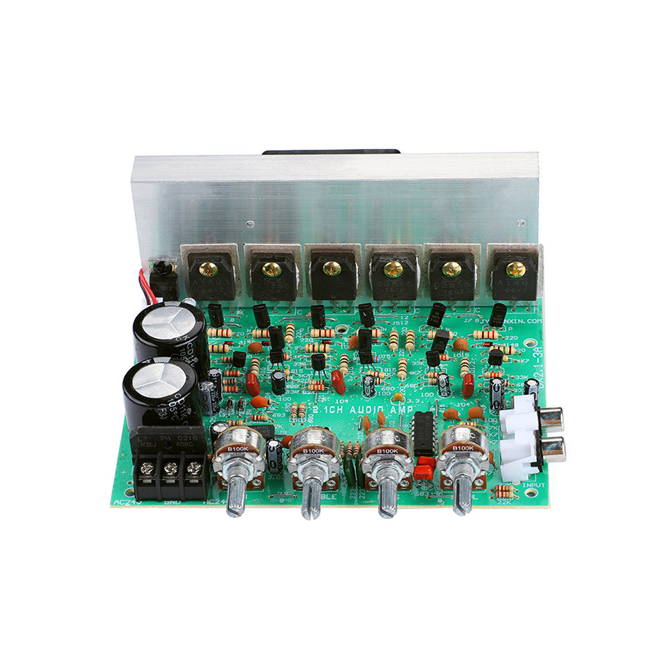 Аудіо підсилювач DX-2.1 TDA2030 2х100Вт + сабвуфер, 1х120Вт, 18-24В