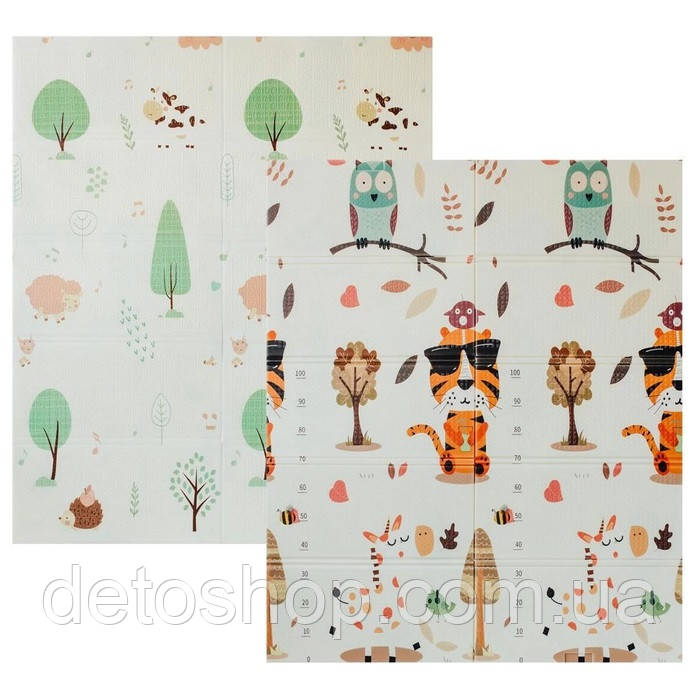 Дитячий килимок-мат Bambi MR 0586-1 Тигреня та овечка