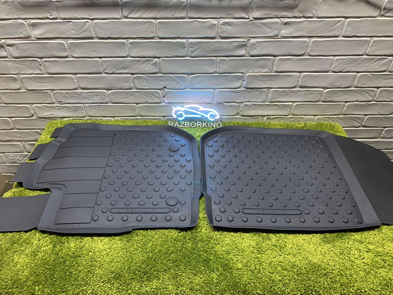8201620303, килимки гумові Renault Sandero 2 Оригінал Рено Сандеро 2, фото 1